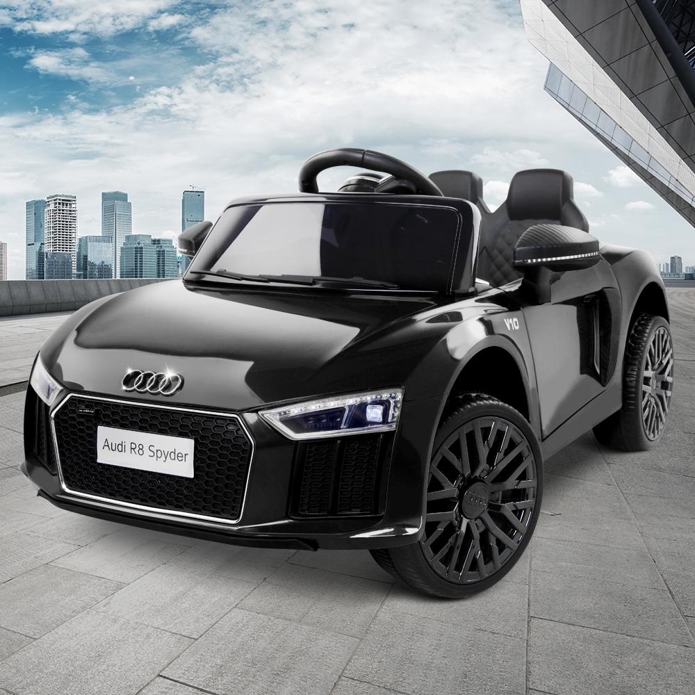 Kids Ride On Car Audi R8 Licensed Sports Electric Toy Cars Black