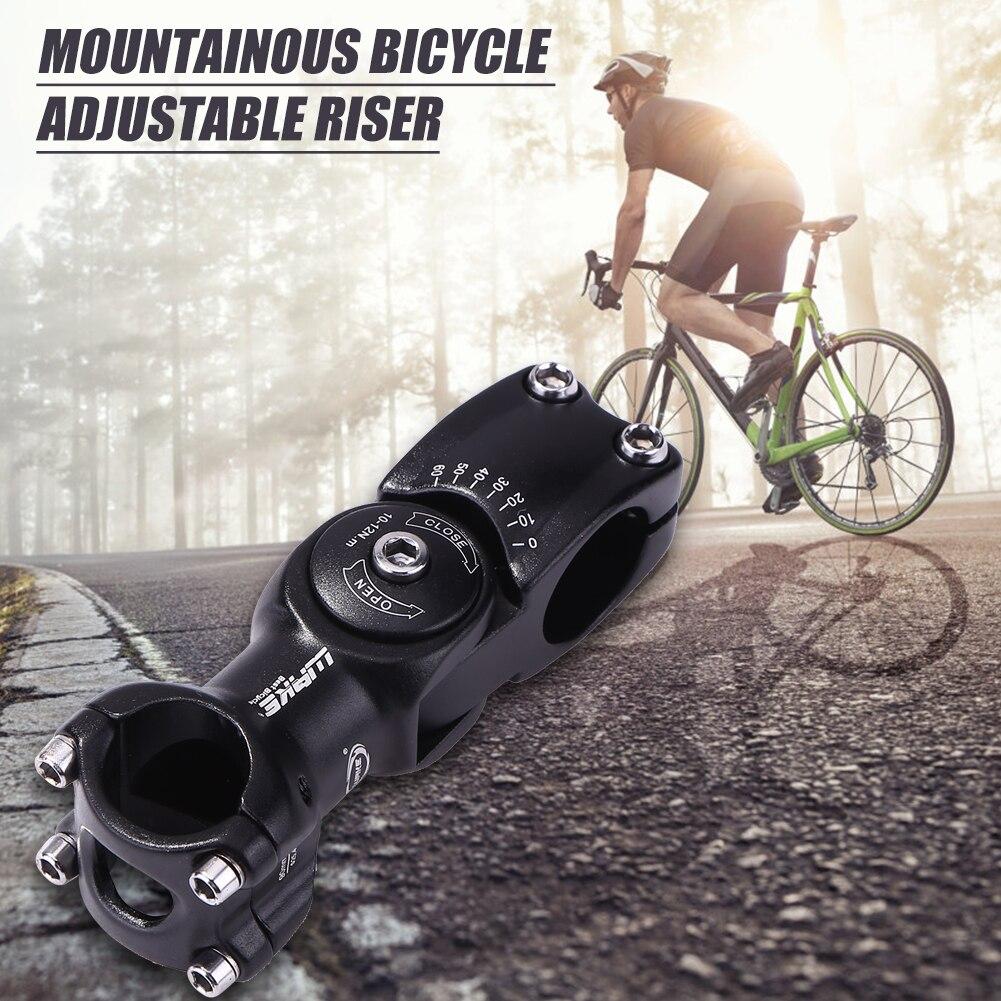 Aluminum Alloy Bike Handlebar Stem Riser Stem Adapter Portable